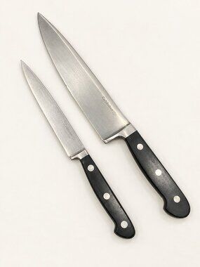 Calphalon 8" Chef Knife & 6" Utility Knife Set Forged Stainless Steel